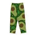 thumbnail image 1 of Lsque Big Colorful Avocados Print Women's Pajama Pants, Lounge Pant - Comfortable Home Wear,Elastic Waistband, Stylish Design-XX-Large, 1 of 9