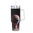 thumbnail image 1 of Lsque The Binding of Isaac Pattern 40 OZ Ice Bully Cup with Handle and Straw, Double Wall Stainless Steel Tumbler Travel Coffee Cup with Lid for Christmas Present, 1 of 8
