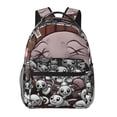 thumbnail image 1 of Lsque The Binding of Isaac Pattern Casual Backpack for School, Work, Travel – Adjustable Straps, Multiple Compartments – Ergonomic Design, Fits Laptops and Tablets, 1 of 7