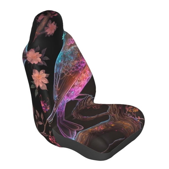 Lsque Bird4 Pattern Car Seat Covers for Front Seats , Waterproof Seat Covers for Cars, Sporty Front Seat Covers,Car Seat Cover Protector Front Seats