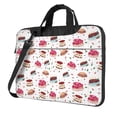 thumbnail image 1 of Lsque Birthday Cake Pattern Laptop Bag – Portable & Slim Single-Shoulder Computer Case with Adjustable Strap, Protective, Lightweight for 13”/14”/15.6” Laptops, 1 of 8