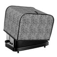 thumbnail image 1 of Lsque Black Leopard Print 4 Slice Toaster Cover , Kitchen Appliance Dustproof Protector , Toaster Protector Dustproof Kitchen Appliance Cover, 1 of 7