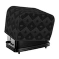 thumbnail image 1 of Lsque Black Poker Print 2 Slice Toaster Cover , Kitchen Appliance Dustproof Protector , Toaster Protector Dustproof Kitchen Appliance Cover, 1 of 7