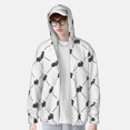 thumbnail image 1 of Lsque Black Rabbit UPF 50+ Lightweight Sun Protection Men's Women's Long Sleeve Shirt, Hoodie Performance -Small, 1 of 9
