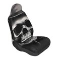 thumbnail image 1 of Lsque Black White Hat Skull Pattern Car Seat Covers for Front Seats , Waterproof Seat Covers for Cars, Sporty Front Seat Covers,Car Seat Cover Protector Front Seats, 1 of 5