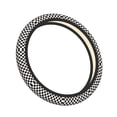 thumbnail image 1 of Lsque Black and White Checkerboard Ultra Soft Car Steering Wheel Cover for Women, Standard 15 inch Size for Truck Van SUV Auto, 1 of 8