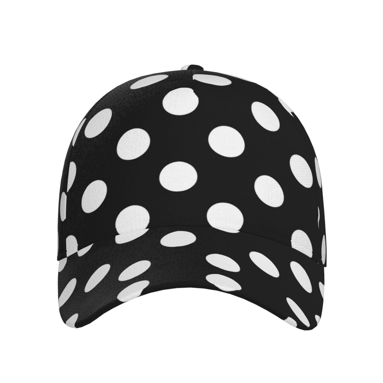 Lsque Black and White Polka Dot Baseball Cap Trucker Low  display picture 2