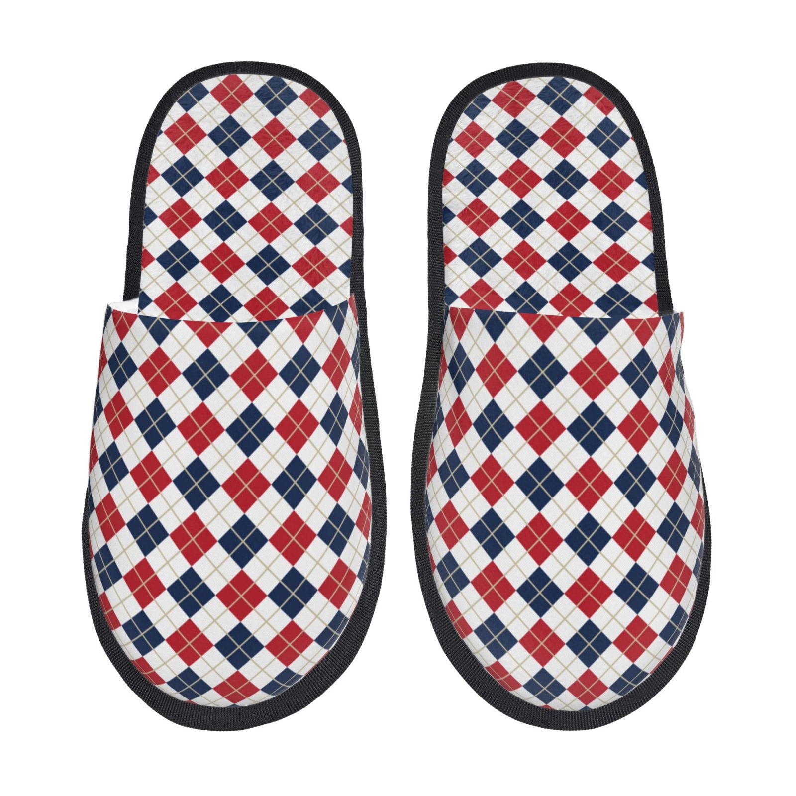 Red Paisley Pattern Print Premium Home Slippers main image 1