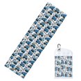 thumbnail image 1 of Lsque Blue Excavator Printed Cooling Towel (40"x 12"), Ice Towel, Microfiber, Soft Breathable Chilly Towel for Yoga, Sport, Gym, Workout, Fitness, Running, 1 of 9