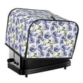 thumbnail image 1 of Lsque Blue Flax Flowers Print 4 Slice Toaster Cover , Kitchen Appliance Dustproof Protector , Toaster Protector Dustproof Kitchen Appliance Cover, 1 of 7