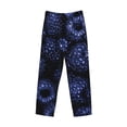 thumbnail image 1 of Lsque Blue-Purple Raspberries Print Men's Pajama Pants, Lounge Pant - Comfortable Home Wear,Elastic Waistband, Stylish Design-X-Large, 1 of 9