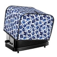 thumbnail image 1 of Lsque Blue Roses Print 4 Slice Toaster Cover , Kitchen Appliance Dustproof Protector , Toaster Protector Dustproof Kitchen Appliance Cover, 1 of 7