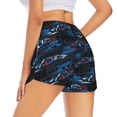 thumbnail image 1 of Lsque Blue Sports Car Printed Women's Running Shorts with Liner Pockets,Elastic Quick Dry Workout Athletic Gym Yoga Shorts,Womens High Waist Shorts-X-Large, 1 of 9