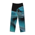 thumbnail image 1 of Lsque Blue Viper Snake1 Print Men's Pajama Pants, Lounge Pant - Comfortable Home Wear,Elastic Waistband, Stylish Design-X-Large, 1 of 9