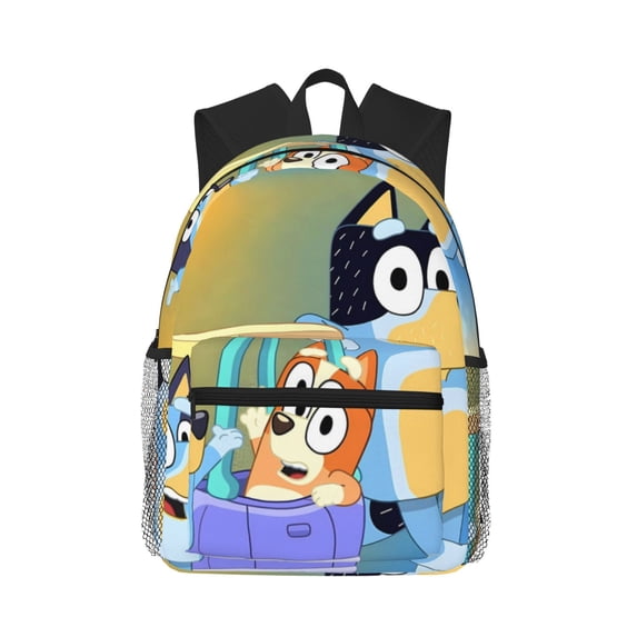 Lsque Bluey Classic Casual Backpack - Large Capacity Water-Resistant Backpack for School, Work, Travel, and Outdoor Activities
