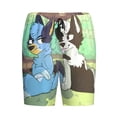 thumbnail image 1 of Lsque Bluey Mens Sleep Pajama Shorts,Short Pajama Pants, Cotton Ultra-Soft Knit-3X-Large, 1 of 9