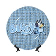 thumbnail image 1 of Lsque Bluey Pattern Ceramic Decorative Plate Decorative Plates with Display Stand Personalized Porcelain Plate Ceramic Ornaments for Wall Hanging Decoration-10in, 1 of 6