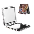 thumbnail image 1 of Lsque Bluey Pattern Cosmetic Mirror 2.6 Inch Round Handheld Travel Pocket Makeup Mirror, 1 of 8