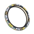 thumbnail image 1 of Lsque Bluey Pattern Elastic Stretch Steering Wheel Cover,Universal 15 inch, Microfiber Breathable Ice Silk, Anti-Slip, Odorless, Easy Carry, 1 of 7