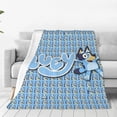 thumbnail image 1 of Lsque Bluey Pattern Fuzzy Fleece Throw Blanket Extra Large,Super Soft,Fluffy and Warm Blankets for Couch,Bed,All Season Use (40"x30"), 1 of 7