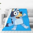 thumbnail image 1 of Lsque Bluey Pattern Fuzzy Fleece Throw Blanket Extra Large,Super Soft,Fluffy and Warm Blankets for Couch,Bed,All Season Use (60"x50"), 1 of 7
