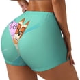 thumbnail image 1 of Lsque Bluey Pattern High Waisted Biker Shorts for Women-Tummy Control Fitness Athletic Workout Running Yoga Gym Shorts,Moisture-Wicking-Large, 1 of 1