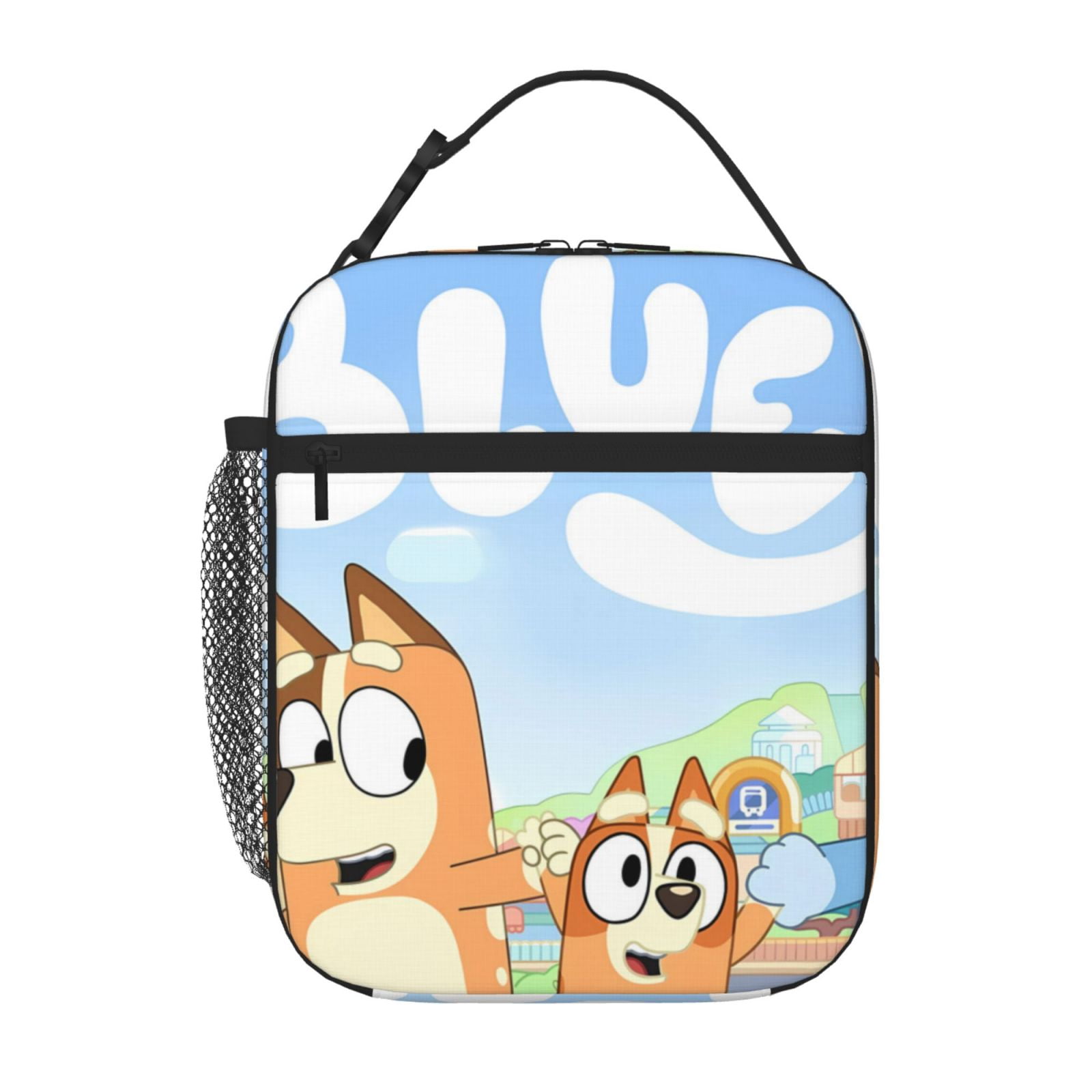Lsque Bluey Pattern Insulated Lunch Bag – Lunch Box with Thick ...