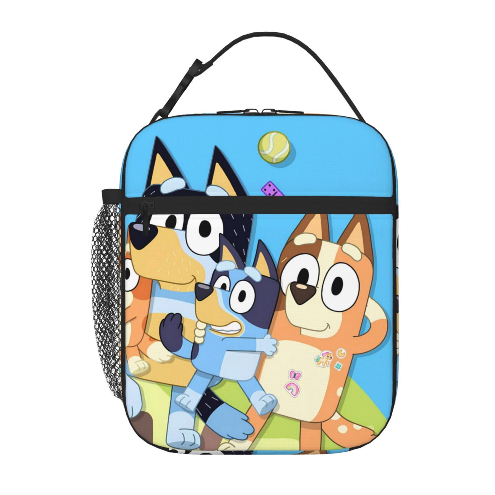 Lsque Bluey Pattern Insulated Lunch Bag – Lunch Box with Thick ...