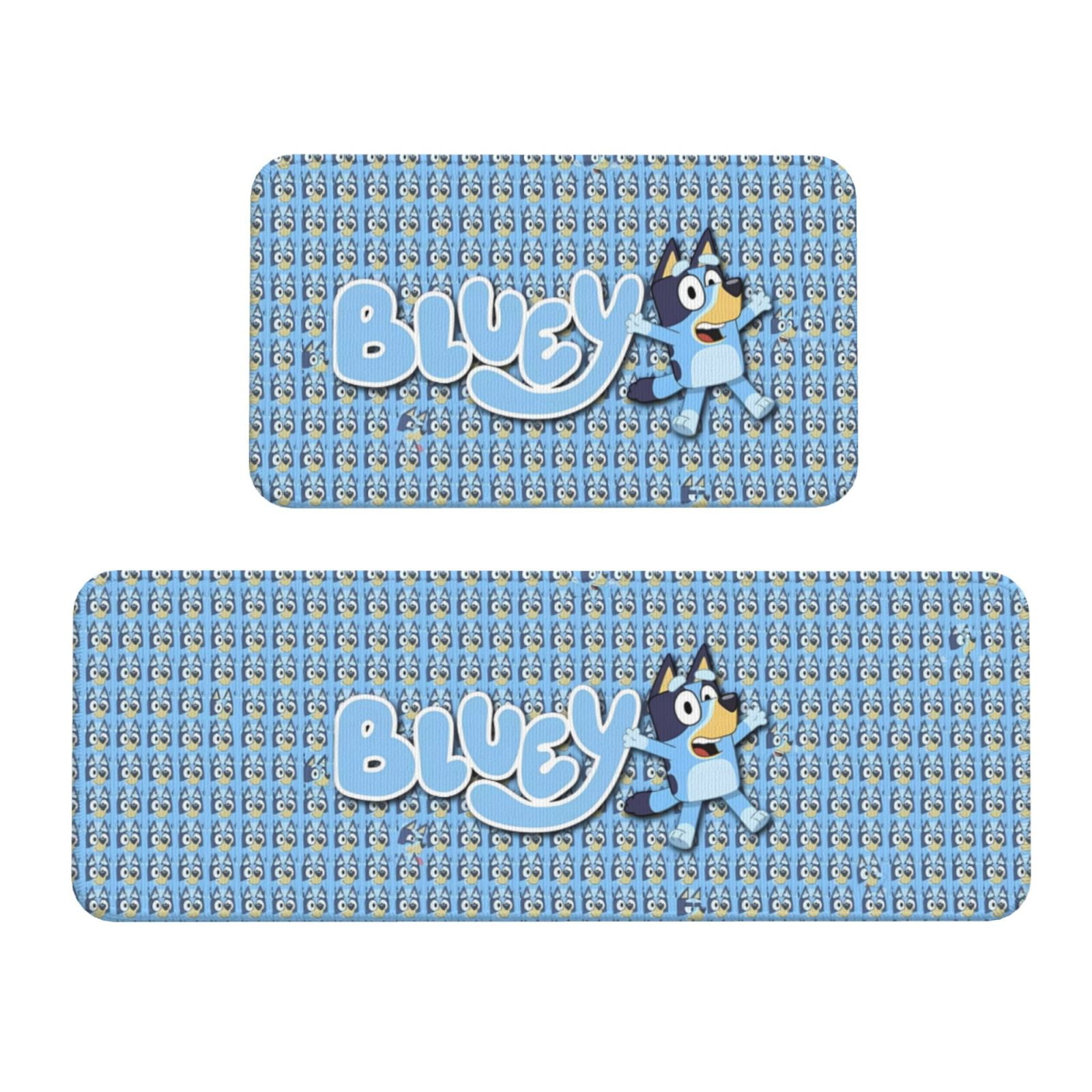Lsque Bluey Pattern Kitchen Mats, 2PCS Kitchen Rugs, Cushioned Anti ...