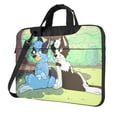 thumbnail image 1 of Lsque Bluey Pattern Laptop Bag – Portable & Slim Single-Shoulder Computer Case with Adjustable Strap, Protective, Lightweight for 13”/14”/15.6” Laptops, 1 of 8