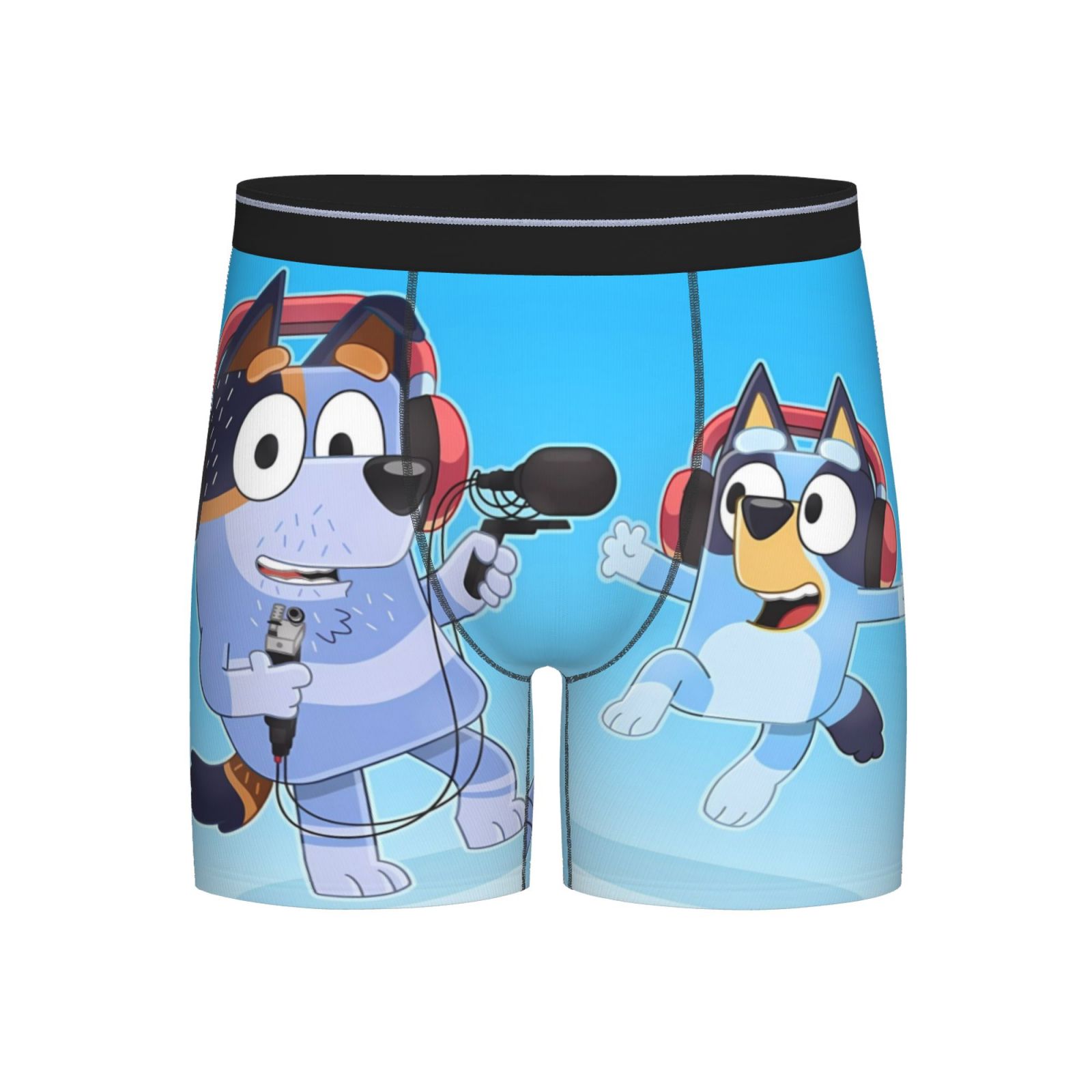 Bluey Leg Shell Lsque Bluey Pattern Men's Performance Stretch Underwear, Athletic Long ...