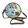 thumbnail image 1 of Lsque Bluey Pattern Shoulder Bag – Microfiber Leather Crossbody with Detachable Strap & Handle Ring, Waterproof & Durable, Elegant Everyday Carry, 1 of 5