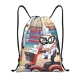 thumbnail image 1 of Lsque Bluey Print Drawstring Backpack Bag Sport Gym Sackpack Cinch Bags Drawstring Bags Draw String Sport Bag-Medium, 1 of 8