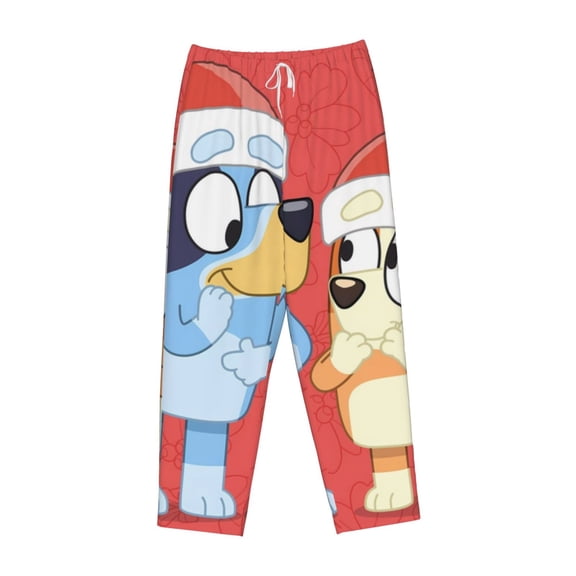 Lsque Bluey Print Women's Pajama Pants, Lounge Pant - Comfortable Home Wear,Elastic Waistband, Stylish Design-Medium