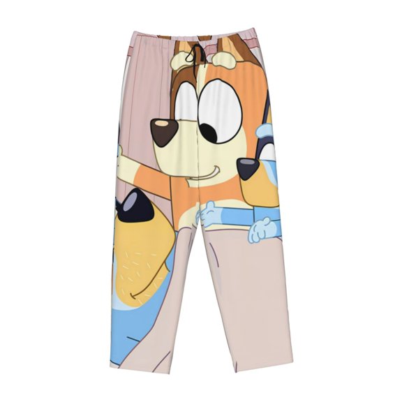 Lsque Bluey Print Women's Pajama Pants, Lounge Pant - Comfortable Home Wear,Elastic Waistband, Stylish Design-Medium