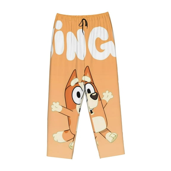 Lsque Bluey Print Women's Pajama Pants, Lounge Pant - Comfortable Home Wear,Elastic Waistband, Stylish Design-Medium