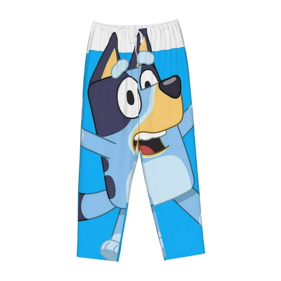 Lsque Bluey Print Women's Pajama Pants, Lounge Pant - Comfortable Home Wear,Elastic Waistband, Stylish Design-Small
