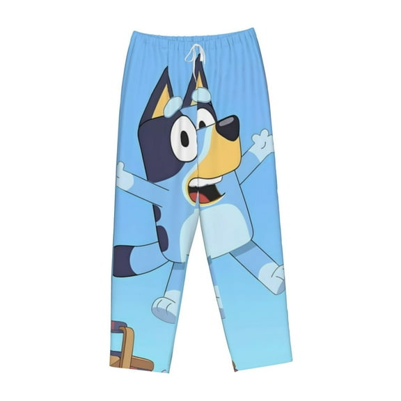 Lsque Bluey Print Women's Pajama Pants, Lounge Pant - Comfortable Home Wear,Elastic Waistband, Stylish Design-X-Large