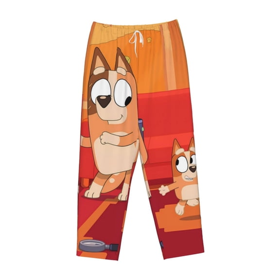 Lsque Bluey Print Women's Pajama Pants, Lounge Pant - Comfortable Home Wear,Elastic Waistband, Stylish Design-XX-Large