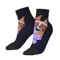 thumbnail image 1 of Lsque Bluey Printed Crew Socks, Moisture-Wicking Socks, Athletic Socks for Men Breathable Cushion Socks Casual Sport Socks for Running Traveling, 1 of 6