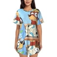 thumbnail image 1 of Lsque Bluey Women's Short-Sleeved Pajama Set - 2 Piece Soft and Lightweight Sleepwear Set-X-Large, 1 of 1
