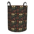 thumbnail image 1 of Lsque Boho Owl pattern Laundry Hamper Basket, Tall Woven Rope Hamper Basket for Clothes, Lightweight Storage Basket, Collapsible Waterproof-Medium, 1 of 8