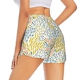 thumbnail image 1 of Lsque Boho Printed Women's Running Shorts with Liner Pockets,Elastic Quick Dry Workout Athletic Gym Yoga Shorts,Womens High Waist Shorts-Large, 1 of 9