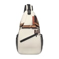 thumbnail image 1 of Lsque Books Key To Knowledge Pattern Cross Chest Bag Diagonally – Premium Durable Front Chest Sling with Adjustable Padded Strap, High-Capacity Storage, 1 of 8