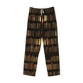 thumbnail image 1 of Lsque Bookshelves Print Men's Pajama Pants, Lounge Pant - Comfortable Home Wear,Elastic Waistband, Stylish Design-Large, 1 of 9