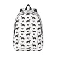 thumbnail image 1 of Lsque Border Collie Dog Pattern Canvas Daypack, Durable Backpack, High-quality Versatile Backpack,Vintage Compact Backpack-Medium, 1 of 6