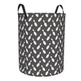 thumbnail image 1 of Lsque Bowling Pins pattern Laundry Hamper Basket, Tall Woven Rope Hamper Basket for Clothes, Lightweight Storage Basket, Collapsible Waterproof-Small, 1 of 8