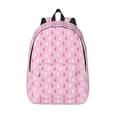 thumbnail image 1 of Lsque Breast Cancer Awareness5 Pattern Canvas Daypack, Durable Backpack, High-quality Versatile Backpack,Vintage Compact Backpack-Medium, 1 of 6