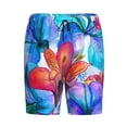 thumbnail image 1 of Lsque Bright Flowers Mens Sleep Pajama Shorts,Short Pajama Pants, Cotton Ultra-Soft Knit-4X-Large, 1 of 9
