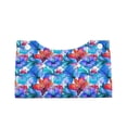 thumbnail image 1 of Lsque Bright Flowers Printed Long Tissue Box Cover Holder, Facial Paper Organizer Dispenser,Triangle with Bottom Belt, PVC Leather Decorative Organizer, 1 of 9